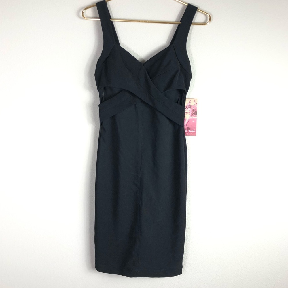 Emerald Sundae Black bodycon dress Small